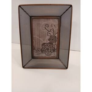 Metal Bronzed Metal Copper Mesh Frame Portrait Or Landscape Table Top Frame